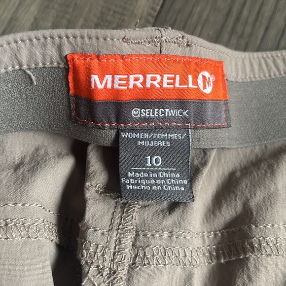 Merrell | Tan Selectwick Cargo Pants With Pockets Size 10 - Picture 9 of 13